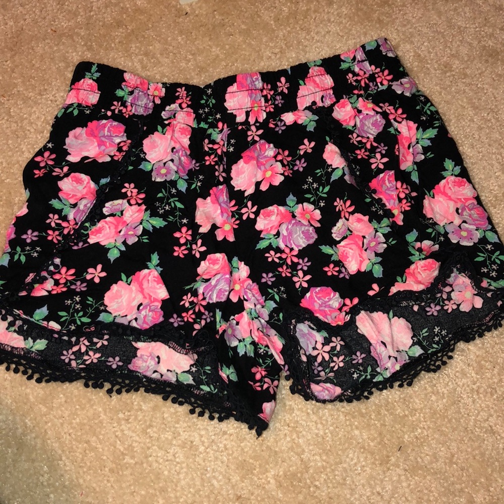 Floral, flowy Justice Shorts
